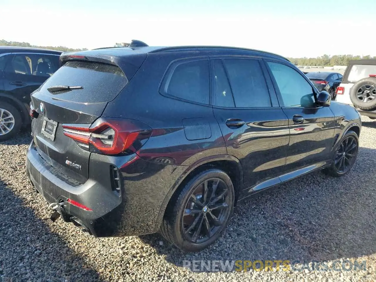3 fotografías del automóvil dañado 5UX83DP05R9W73462 BMW X3 M40I 2024