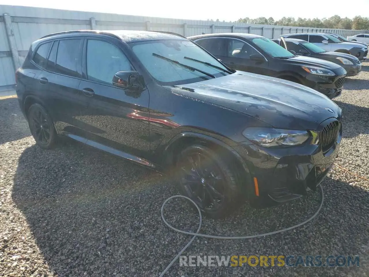 4 fotografías del automóvil dañado 5UX83DP05R9W73462 BMW X3 M40I 2024