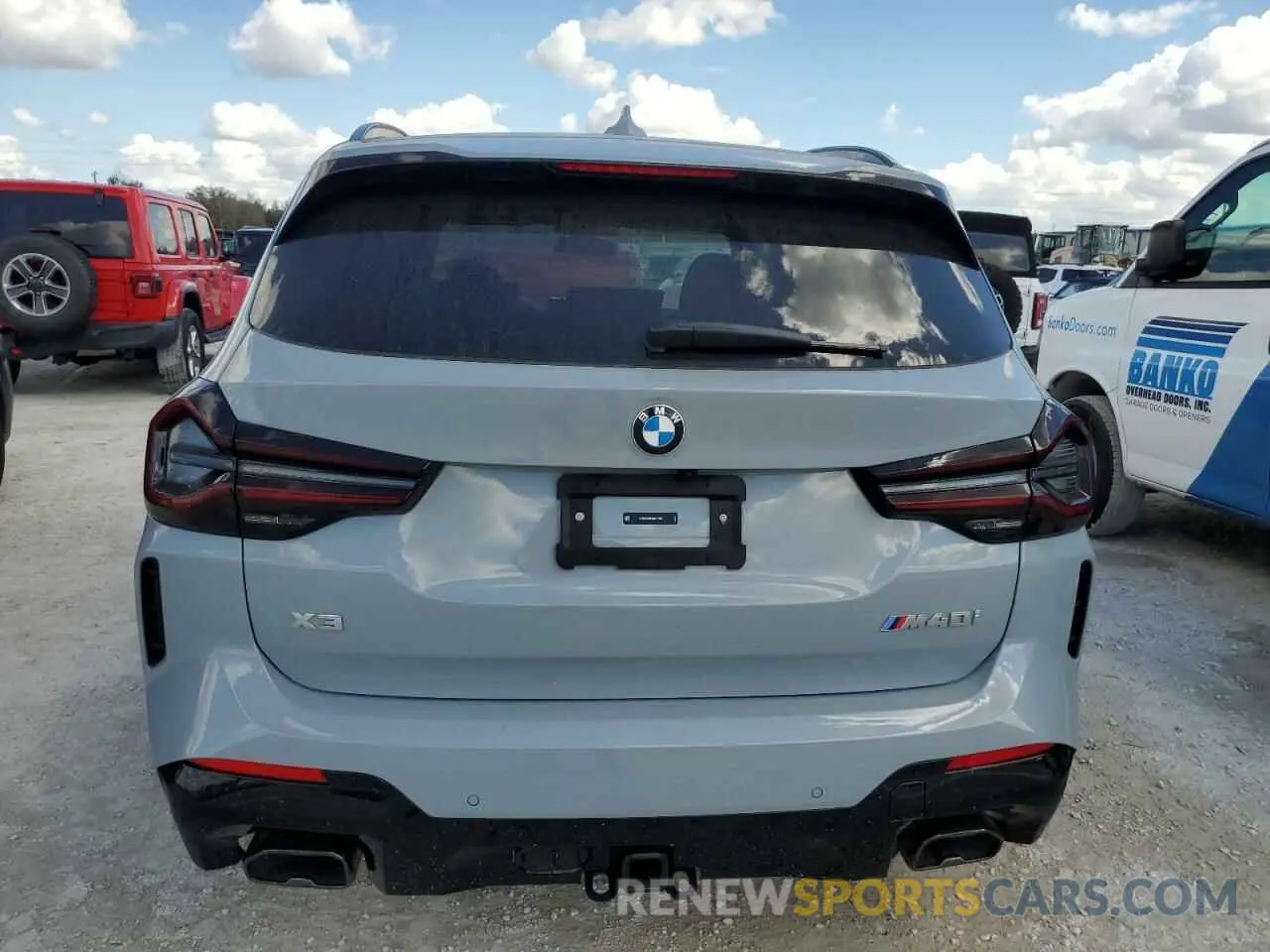 6 fotografías del automóvil dañado 5UX83DP09R9W77482 BMW X3 M40I 2024