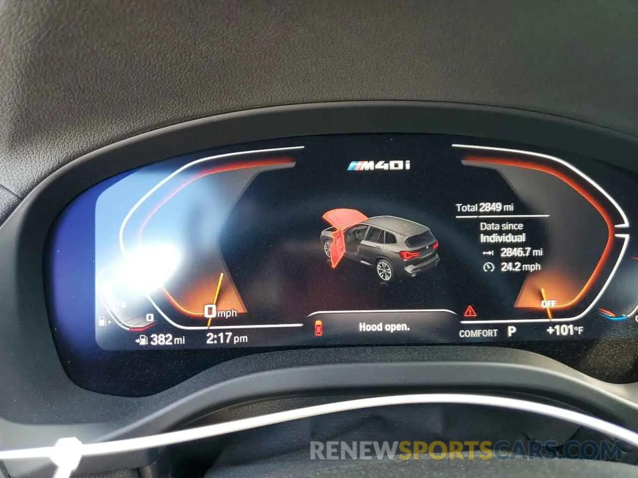 9 fotografías del automóvil dañado 5UX83DP09R9W77482 BMW X3 M40I 2024