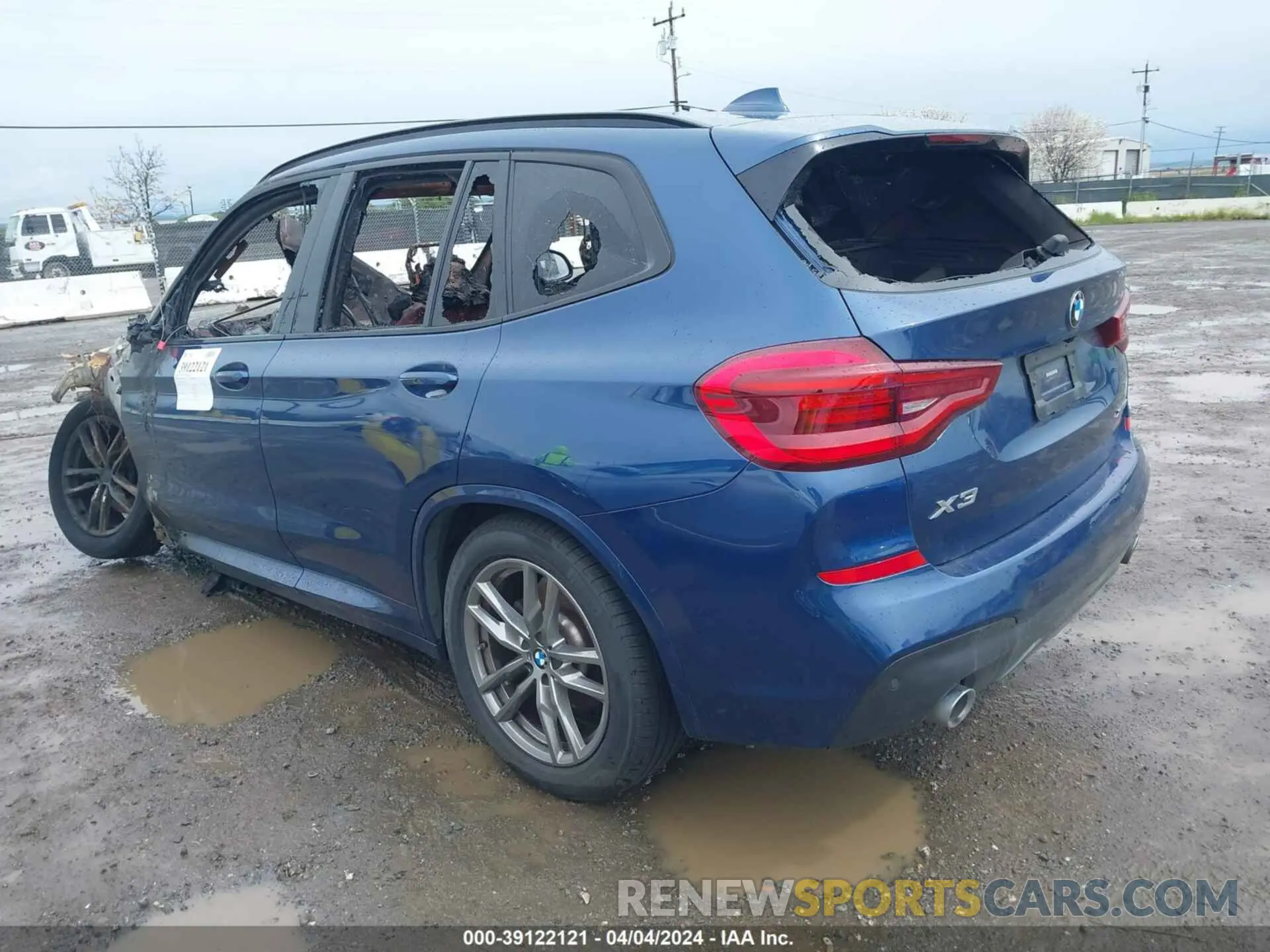 3 fotografías del automóvil dañado 5UXTS1C01L9C73538 BMW X3 PHEV 2020