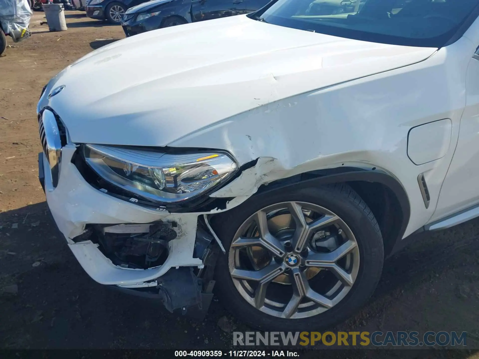 6 fotografías del automóvil dañado 5UXTS1C05L9D29500 BMW X3 PHEV 2020
