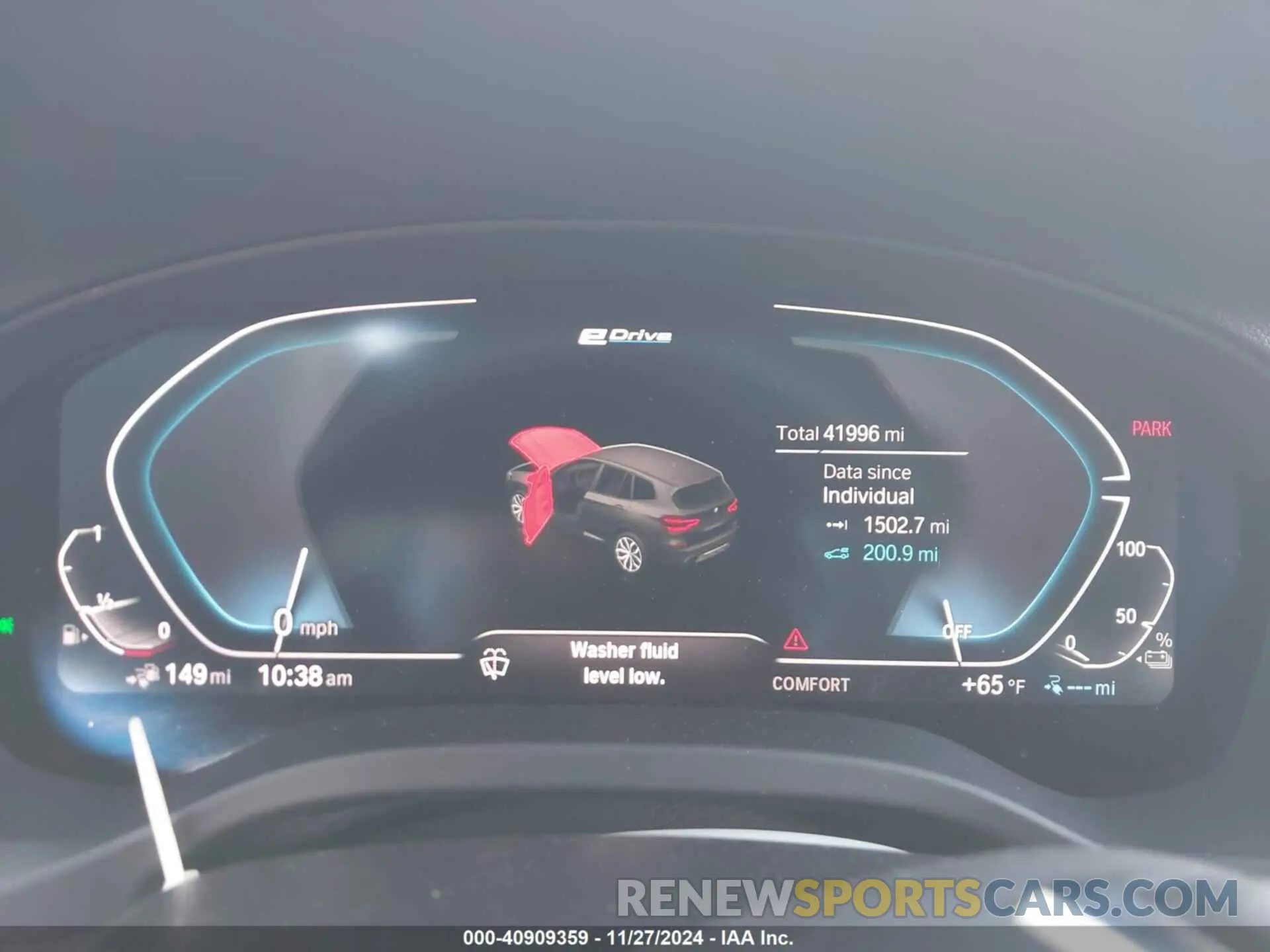 7 fotografías del automóvil dañado 5UXTS1C05L9D29500 BMW X3 PHEV 2020