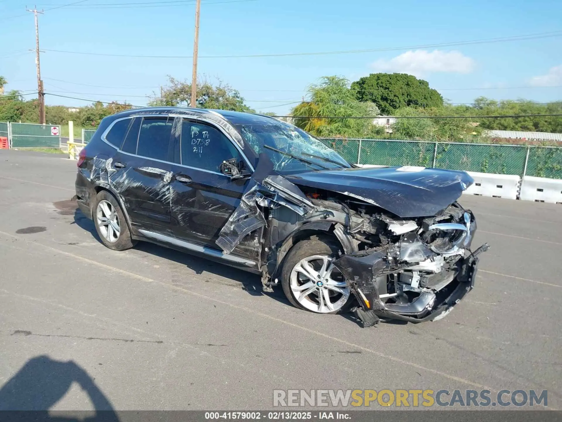 1 fotografías del automóvil dañado 5UXTS1C07L9D22483 BMW X3 PHEV 2020
