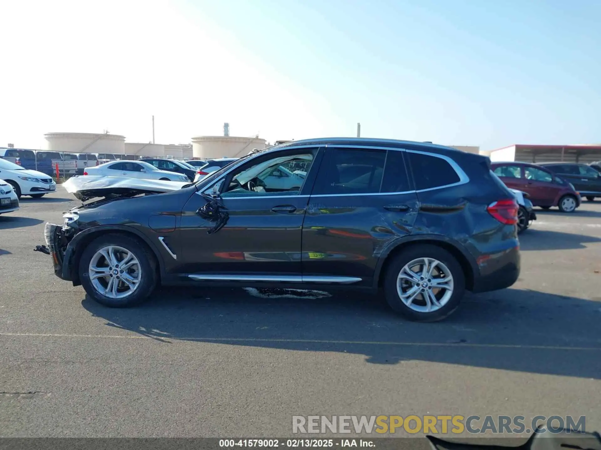 15 fotografías del automóvil dañado 5UXTS1C07L9D22483 BMW X3 PHEV 2020