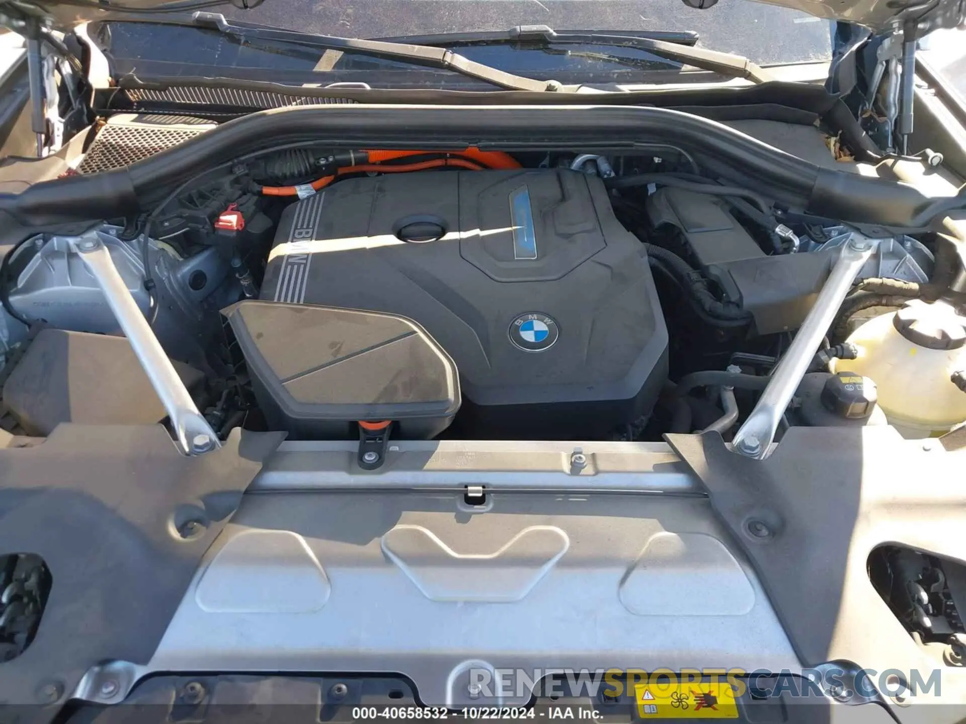 10 fotografías del automóvil dañado 5UXTS1C08L9D29510 BMW X3 PHEV 2020