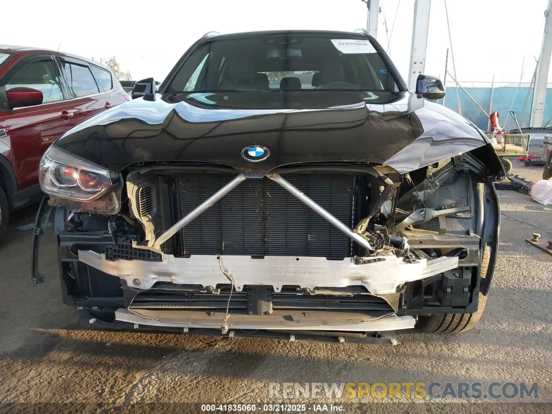 6 fotografías del automóvil dañado 5UXTS1C06M9E14489 BMW X3 PHEV 2021