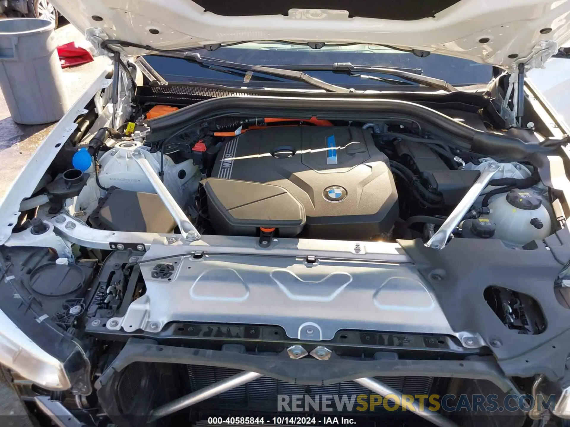 10 fotografías del automóvil dañado 5UXTS1C07M9G31050 BMW X3 PHEV 2021