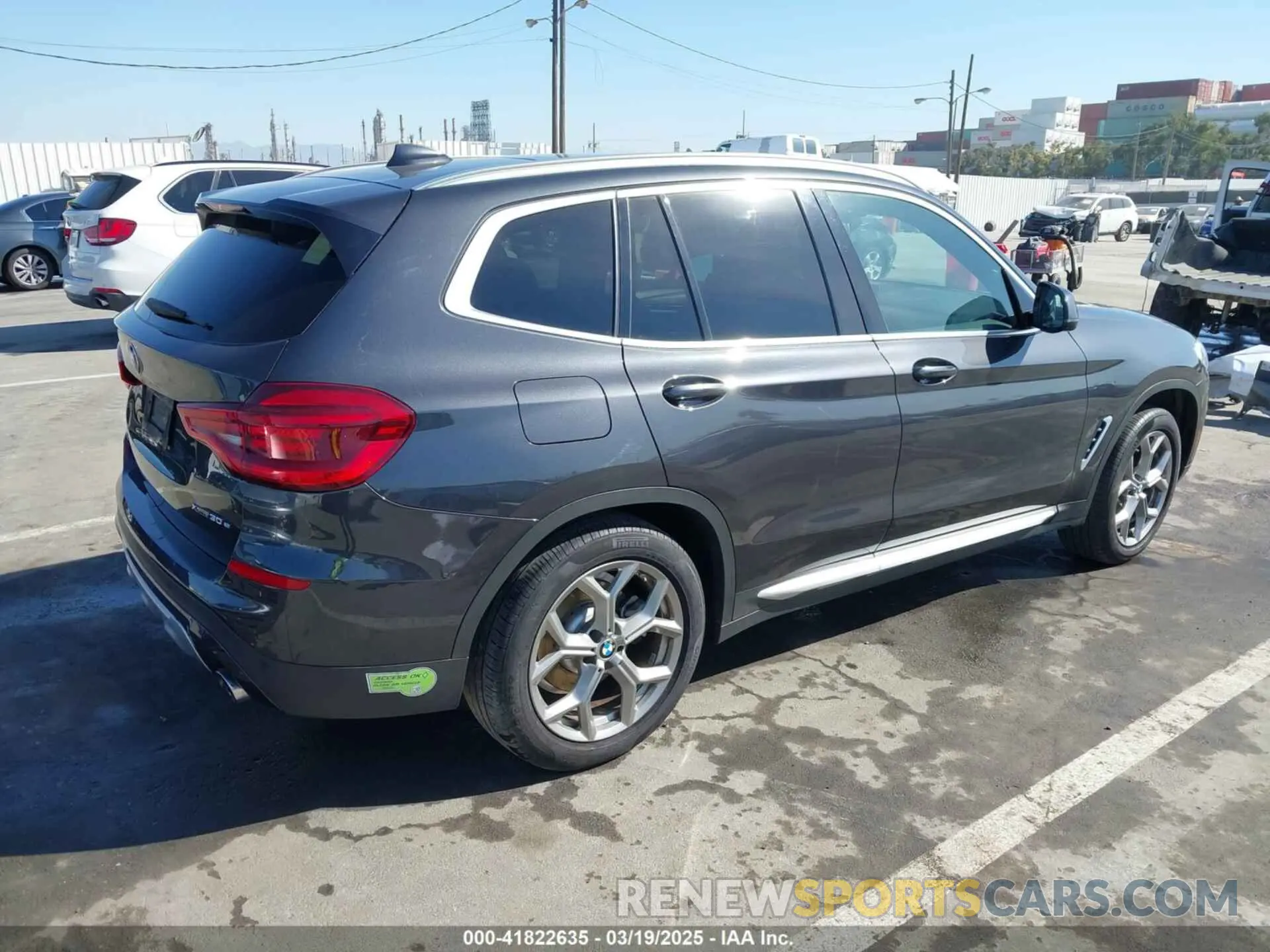 4 fotografías del automóvil dañado 5UXTS1C0XM9H12818 BMW X3 PHEV 2021