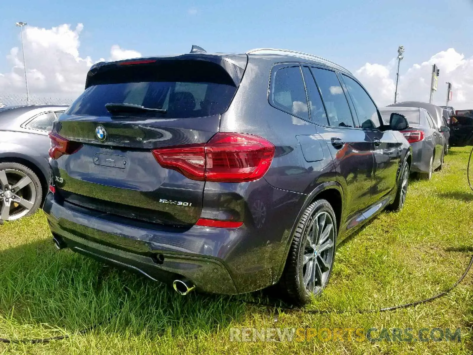 4 fotografías del automóvil dañado 5UXTR7C50KLF37635 BMW X3 SDRIVE3 2019