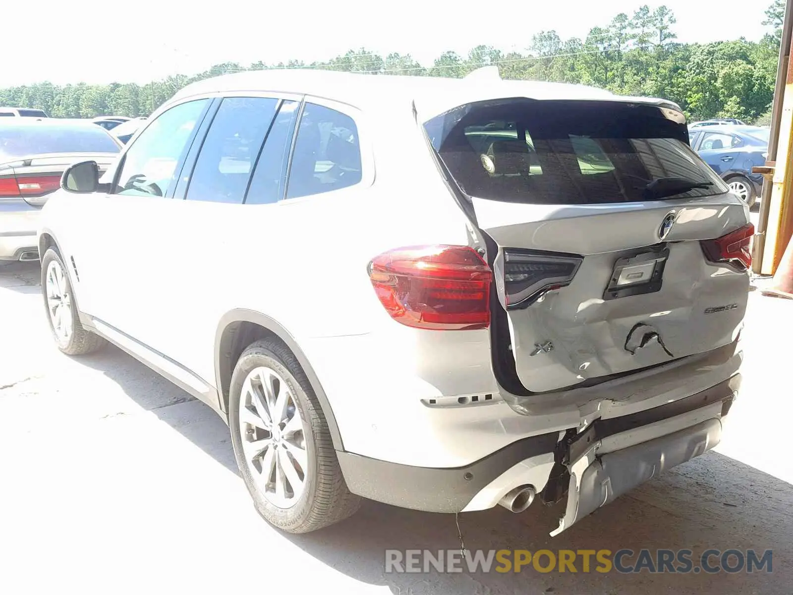 3 fotografías del automóvil dañado 5UXTR7C52KLE98210 BMW X3 SDRIVE3 2019
