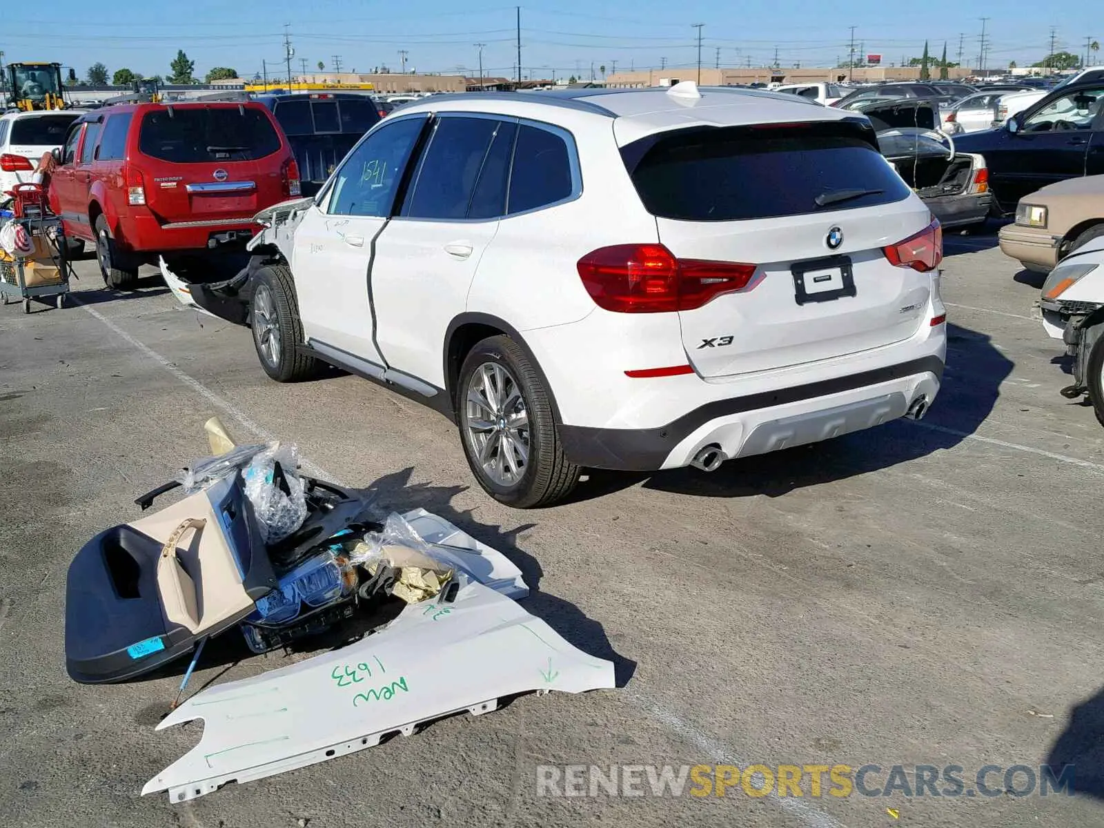 3 fotografías del automóvil dañado 5UXTR7C55KLR52981 BMW X3 SDRIVE3 2019