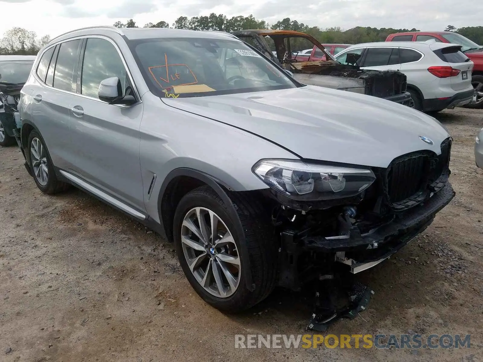 1 fotografías del automóvil dañado 5UXTR7C57KLF27944 BMW X3 SDRIVE3 2019