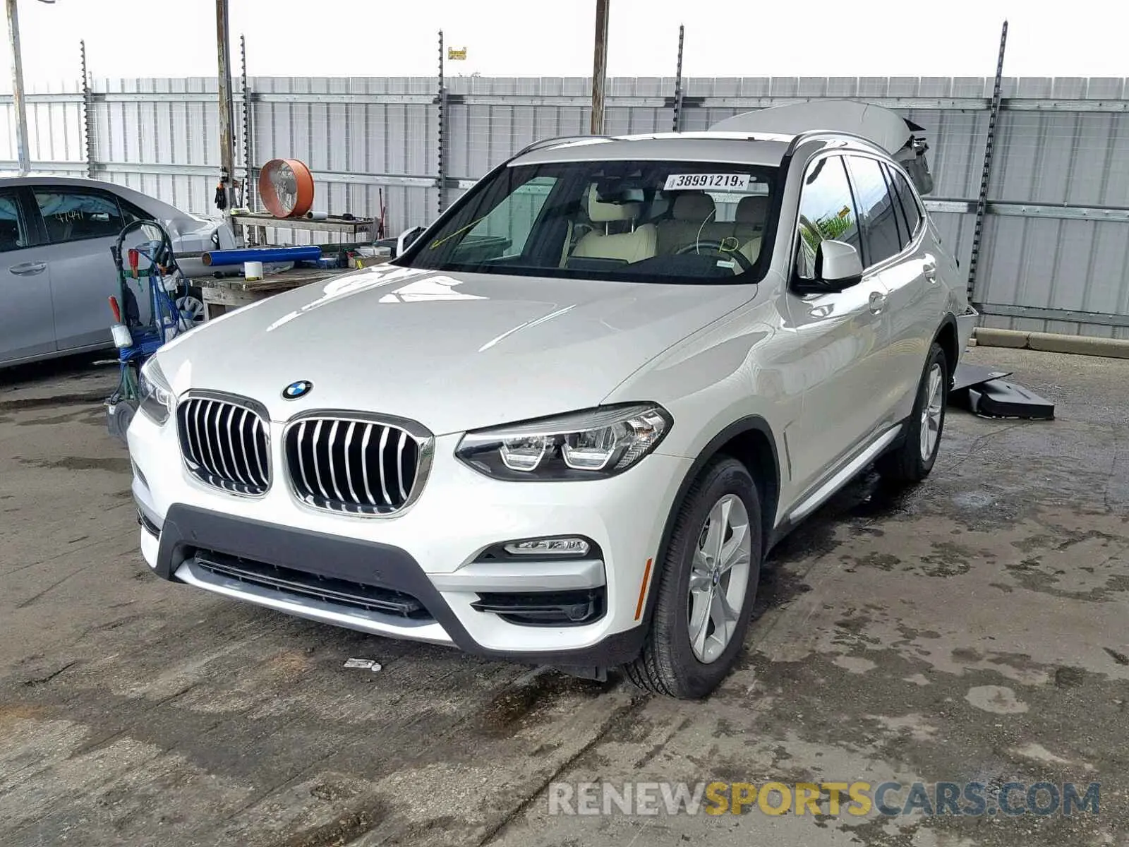 2 fotografías del automóvil dañado 5UXTR7C57KLF28544 BMW X3 SDRIVE3 2019