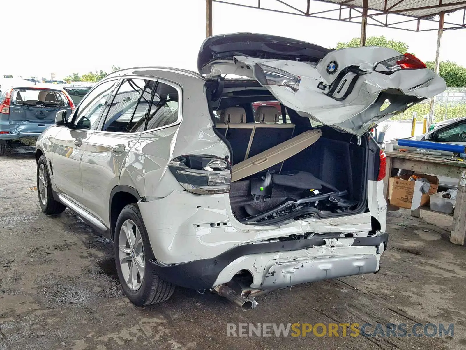 3 fotografías del automóvil dañado 5UXTR7C57KLF28544 BMW X3 SDRIVE3 2019