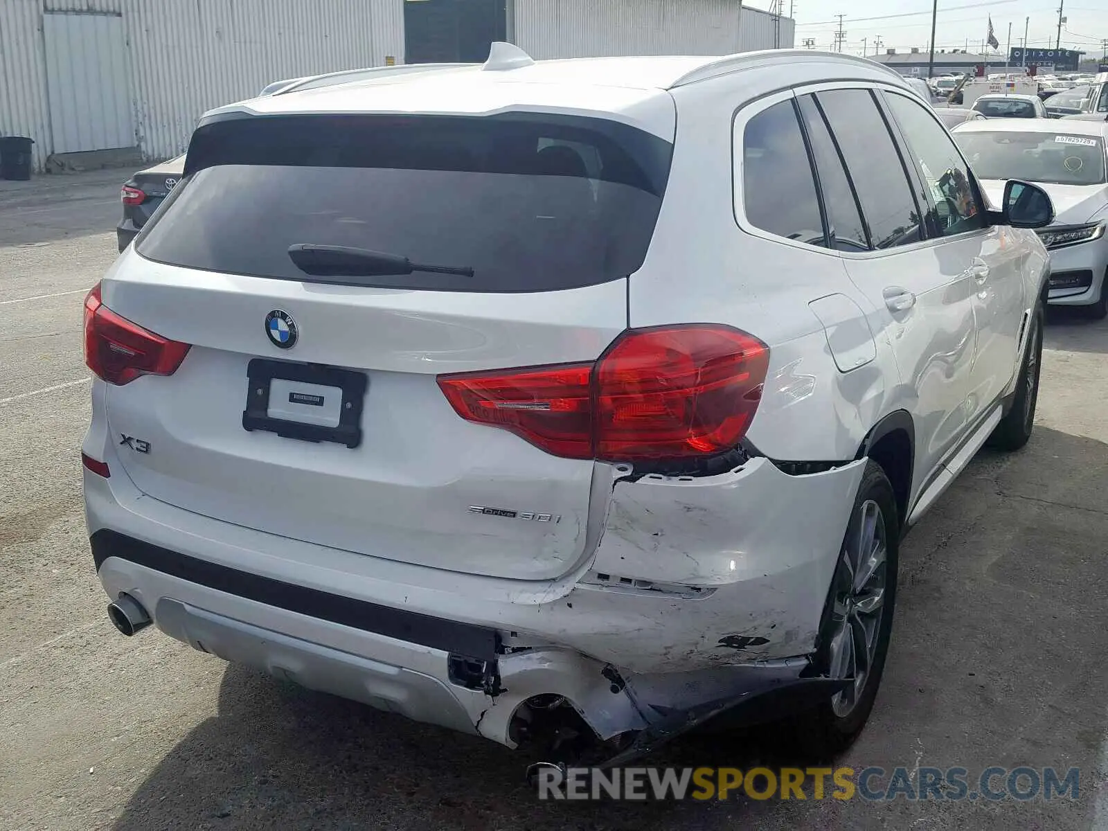4 fotografías del automóvil dañado 5UXTR7C5XKLR47517 BMW X3 SDRIVE3 2019