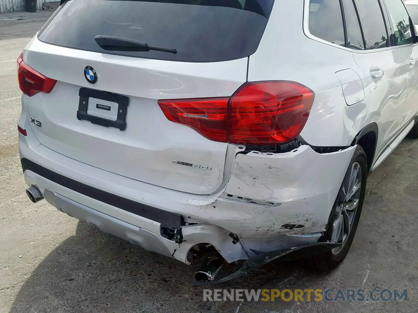 9 fotografías del automóvil dañado 5UXTR7C5XKLR47517 BMW X3 SDRIVE3 2019