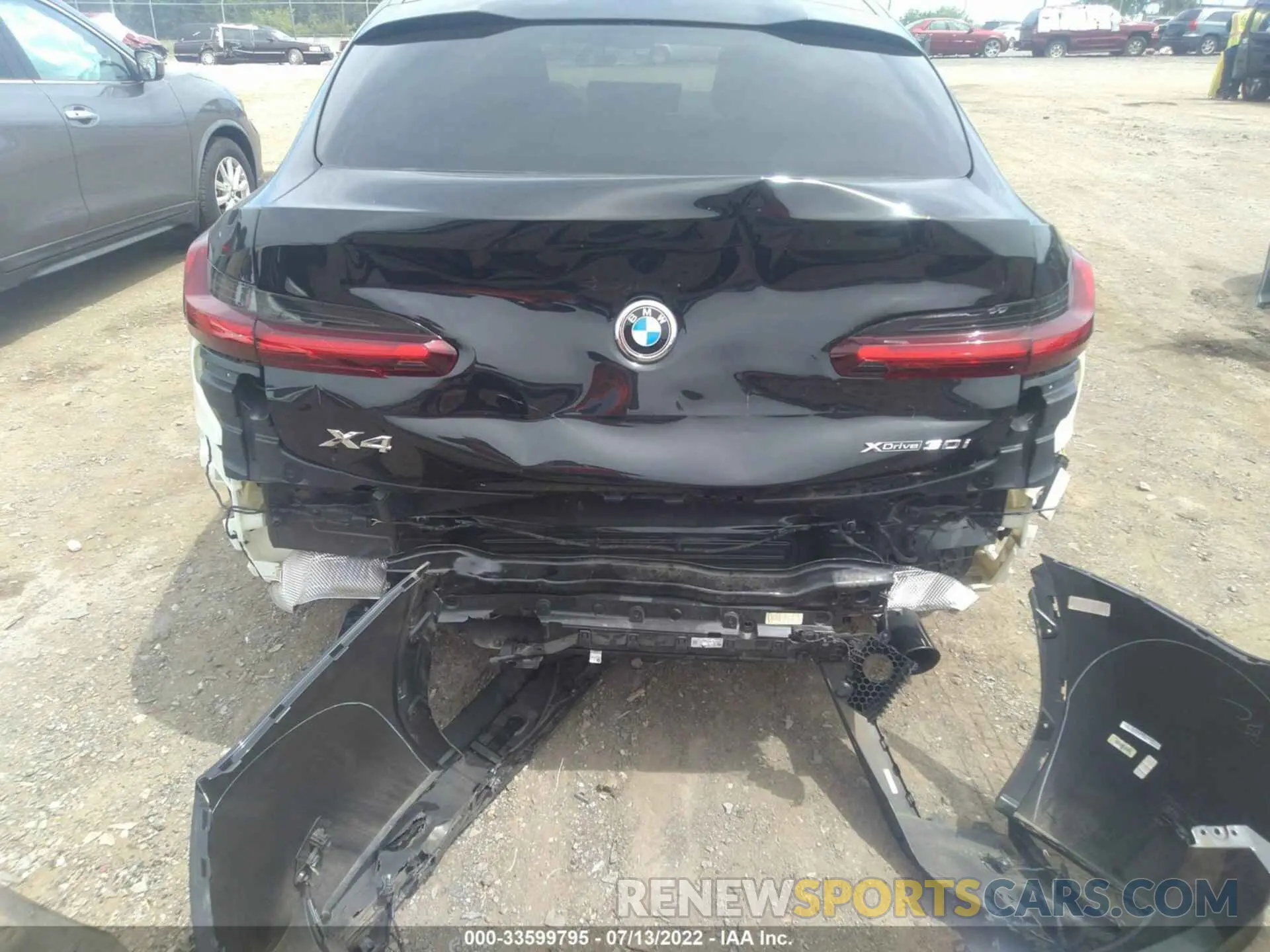 6 fotografías del automóvil dañado 5UXUJ3C54KLG57488 BMW X4 2019