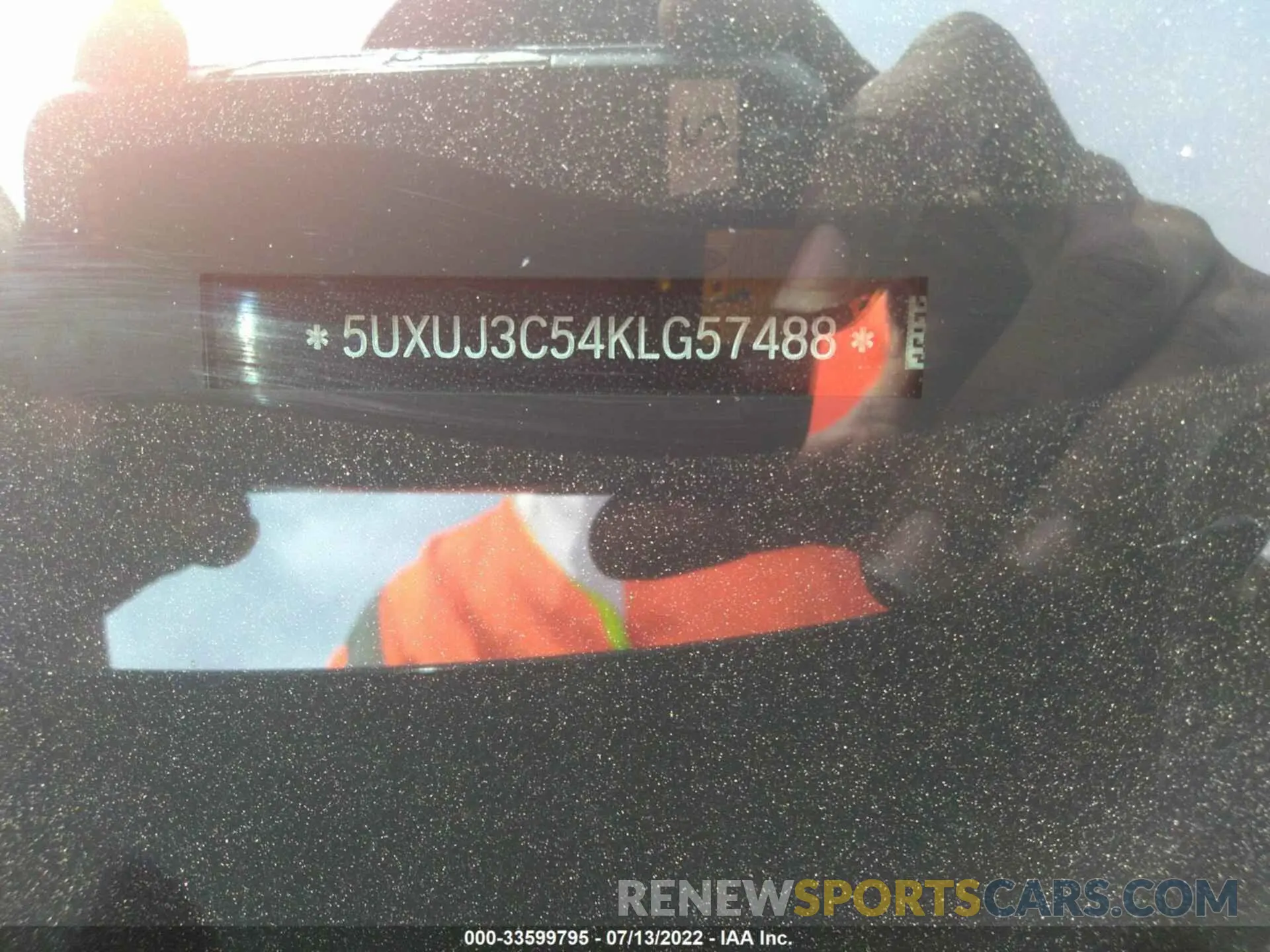 9 fotografías del automóvil dañado 5UXUJ3C54KLG57488 BMW X4 2019