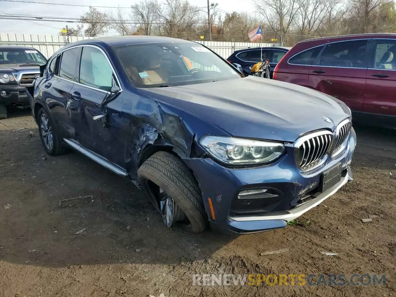 4 fotografías del automóvil dañado 5UXUJ3C58KLG52553 BMW X4 2019