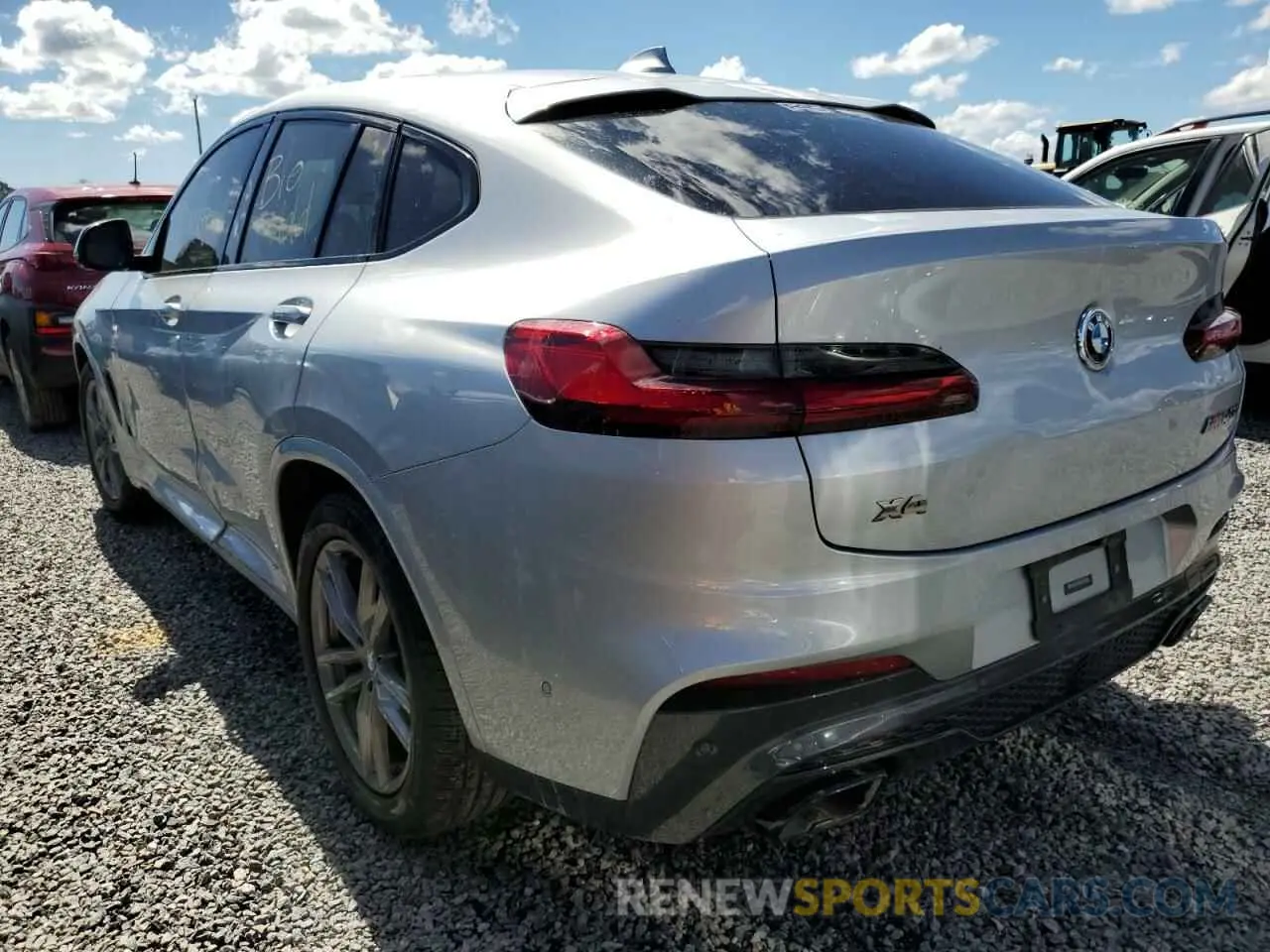 3 fotografías del automóvil dañado 5UXUJ5C50KLJ62830 BMW X4 2019