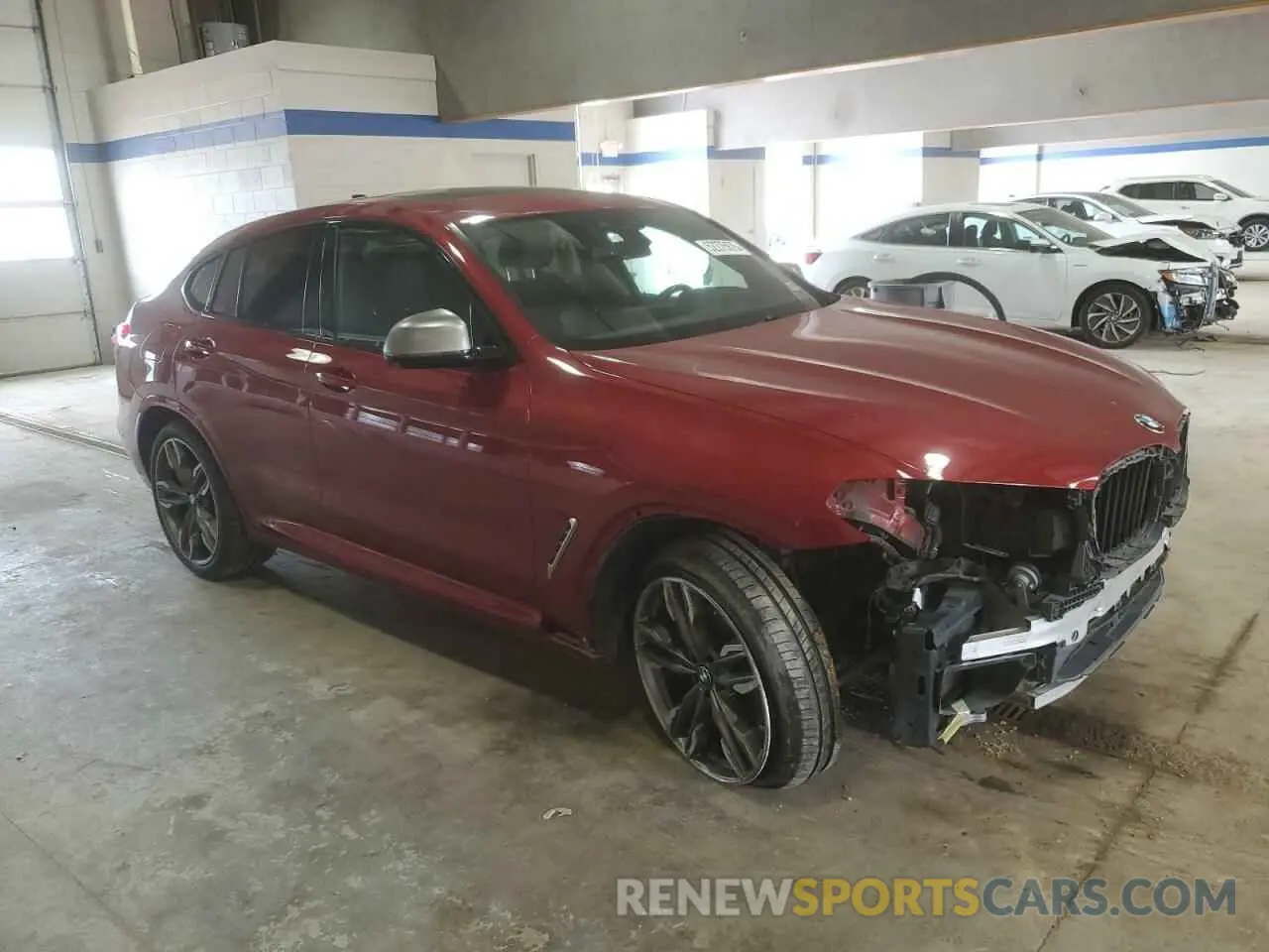 4 fotografías del automóvil dañado 5UXUJ5C52KLA93450 BMW X4 2019