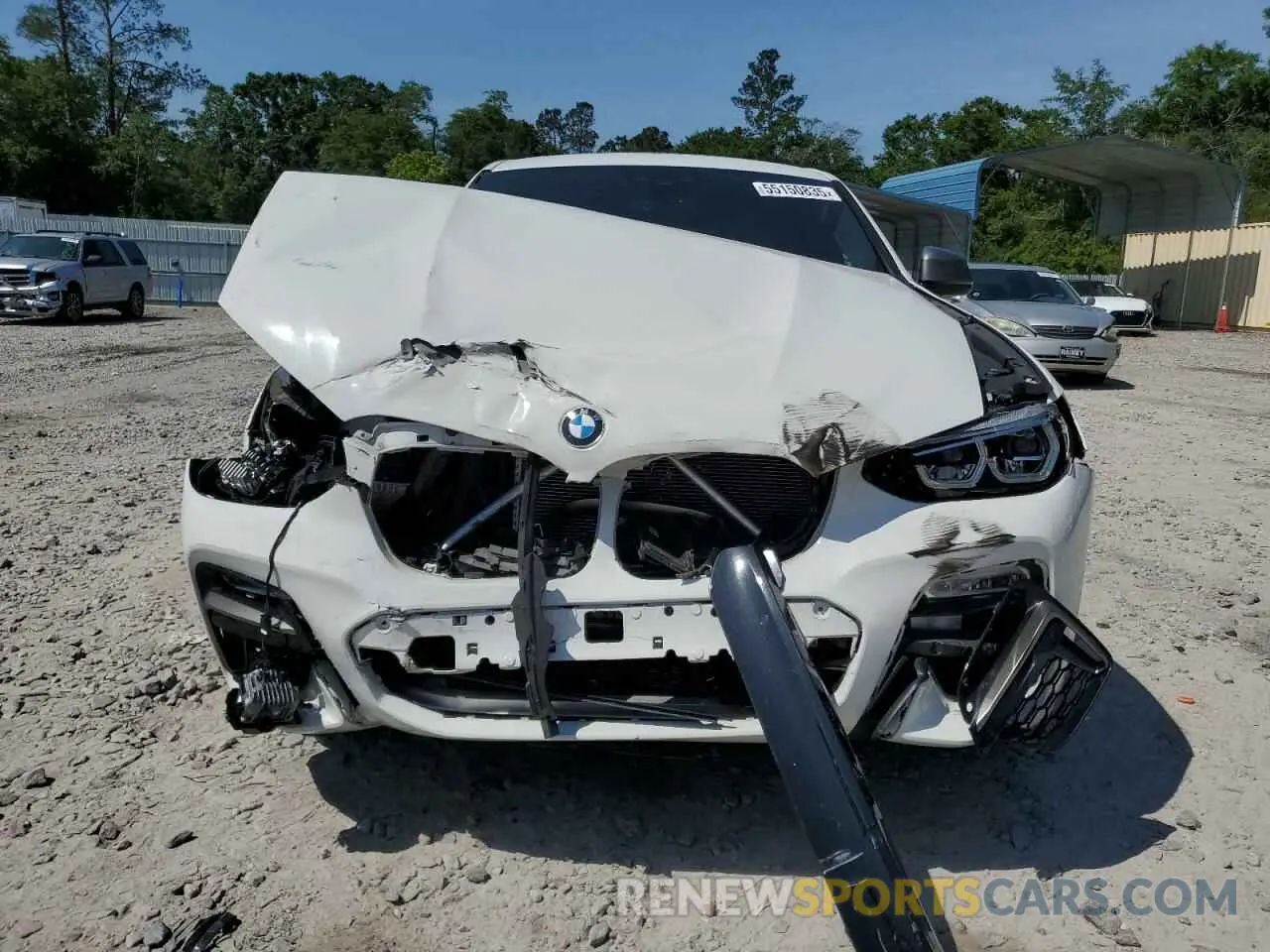 5 fotografías del automóvil dañado 5UXUJ5C57KLJ63215 BMW X4 2019