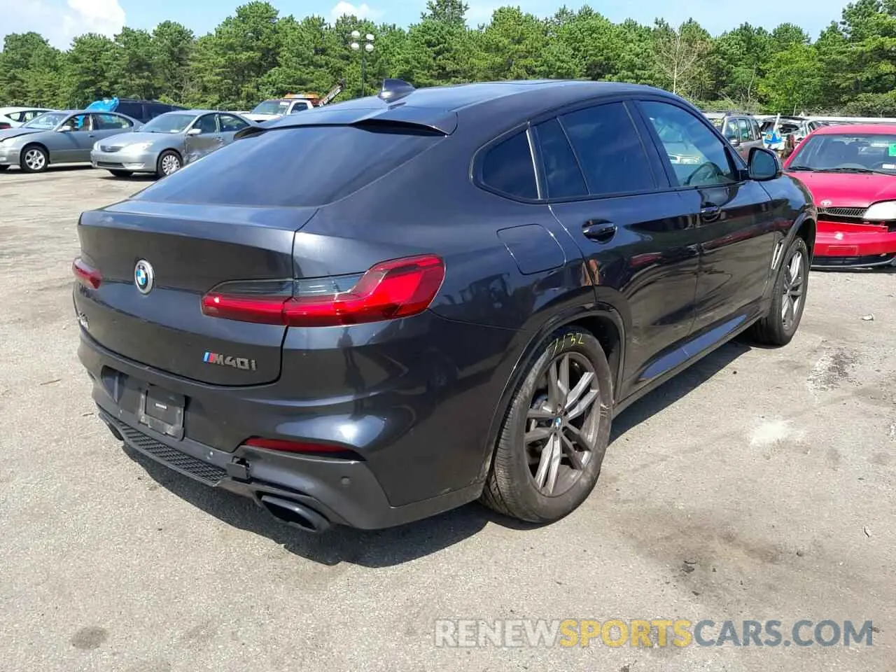 4 fotografías del automóvil dañado 5UXUJ5C58K9A32889 BMW X4 2019