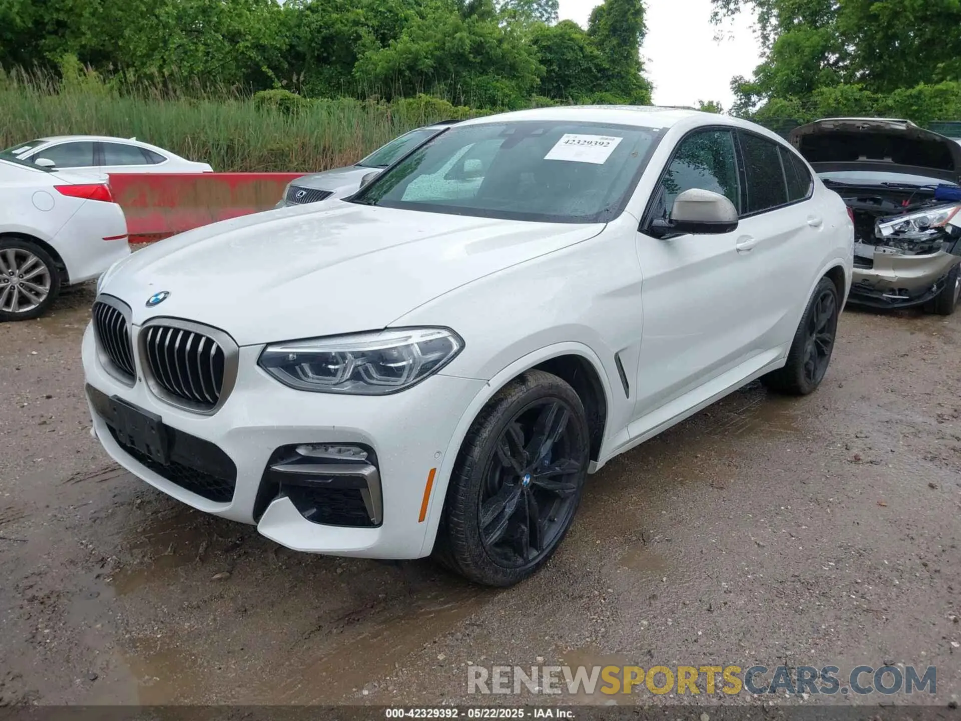2 fotografías del automóvil dañado 5UXUJ5C5XKLJ64164 BMW X4 2019