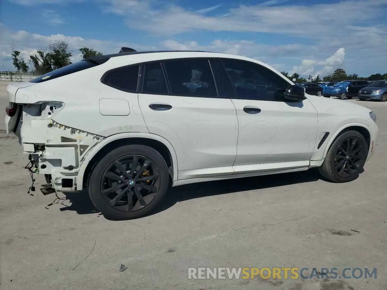 3 fotografías del automóvil dañado 5UX2V1C04LLZ32697 BMW X4 2020