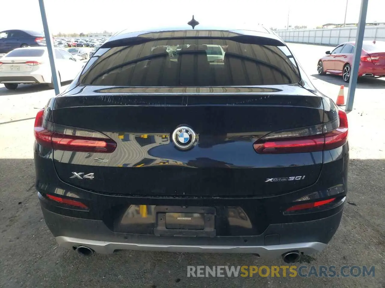 6 fotografías del automóvil dañado 5UX2V1C06L9B74278 BMW X4 2020