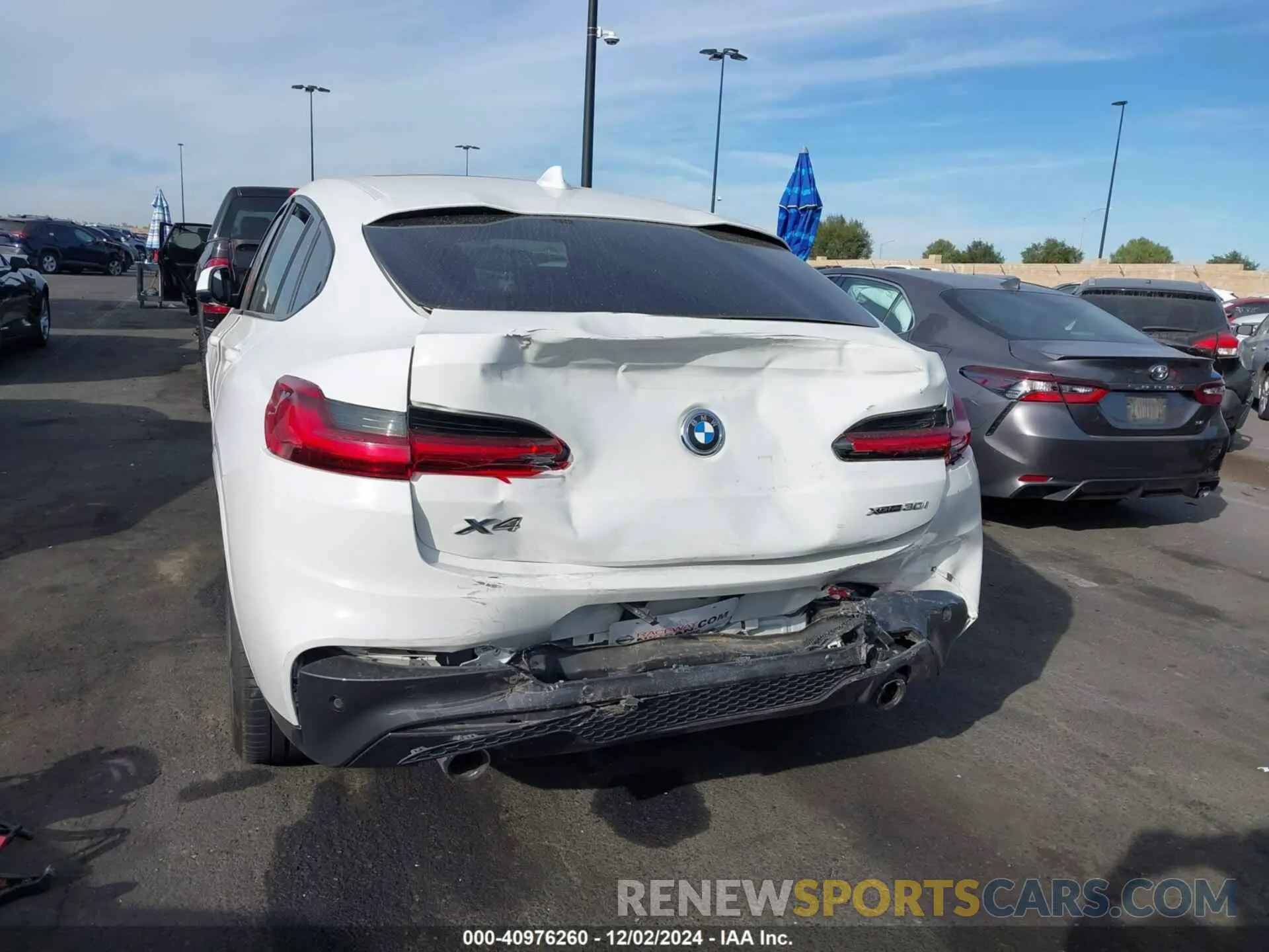 6 fotografías del automóvil dañado 5UX2V1C07LLE67612 BMW X4 2020