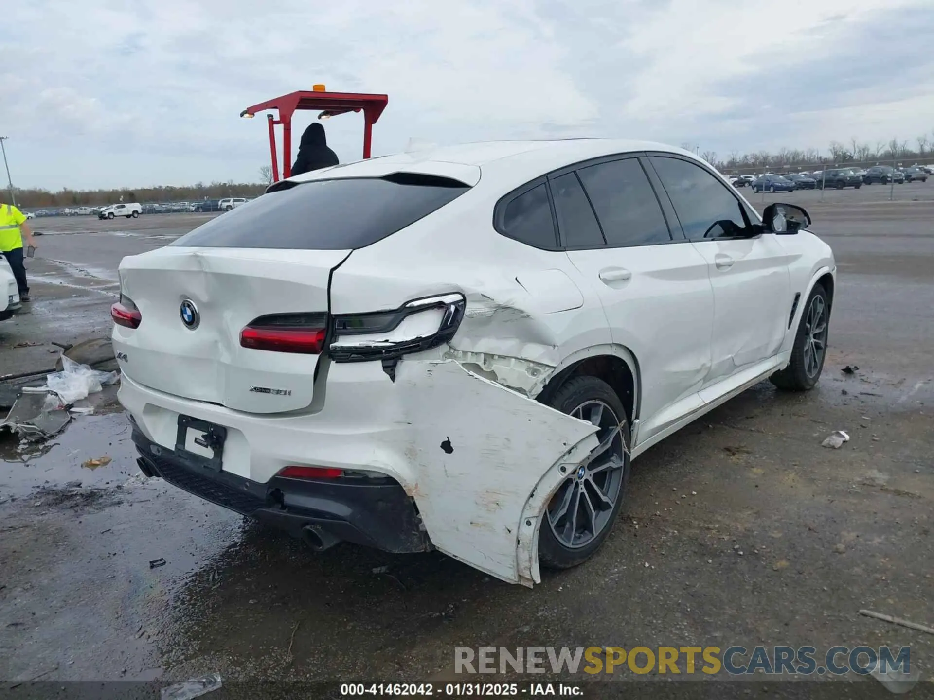 4 fotografías del automóvil dañado 5UX2V1C09L9B88384 BMW X4 2020