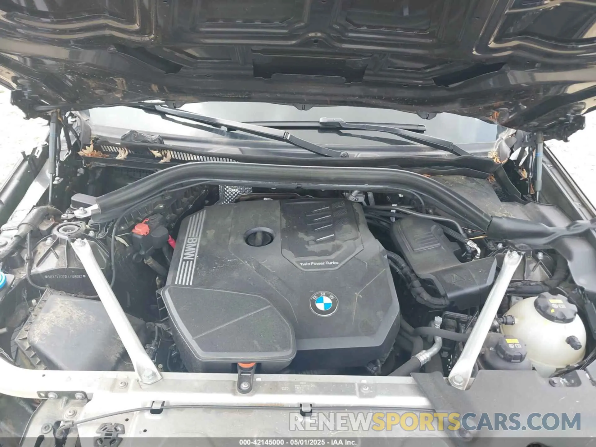 10 fotografías del automóvil dañado 5UX2V1C09LLE68082 BMW X4 2020