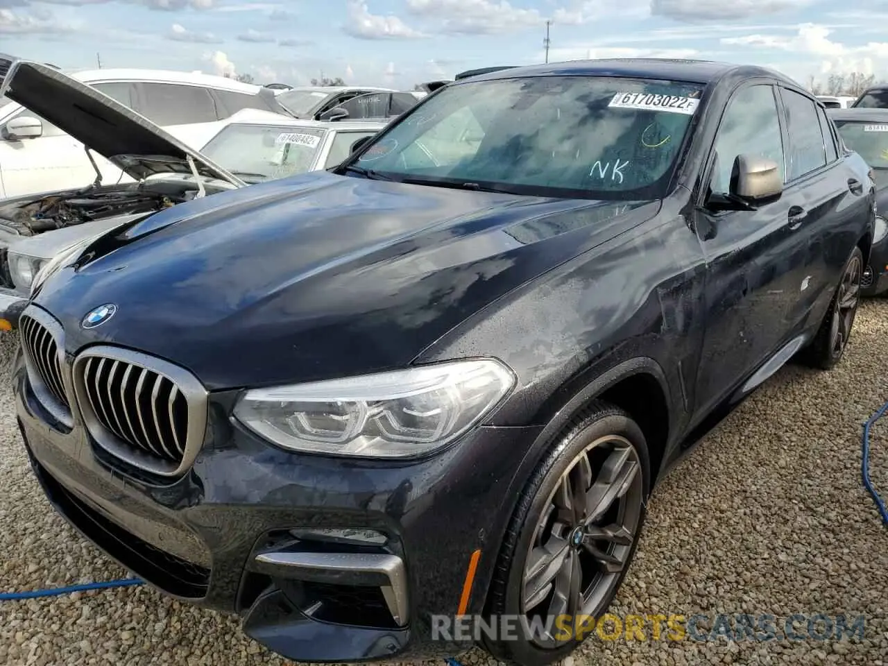 2 fotografías del automóvil dañado 5UX2V5C05L9B87949 BMW X4 2020