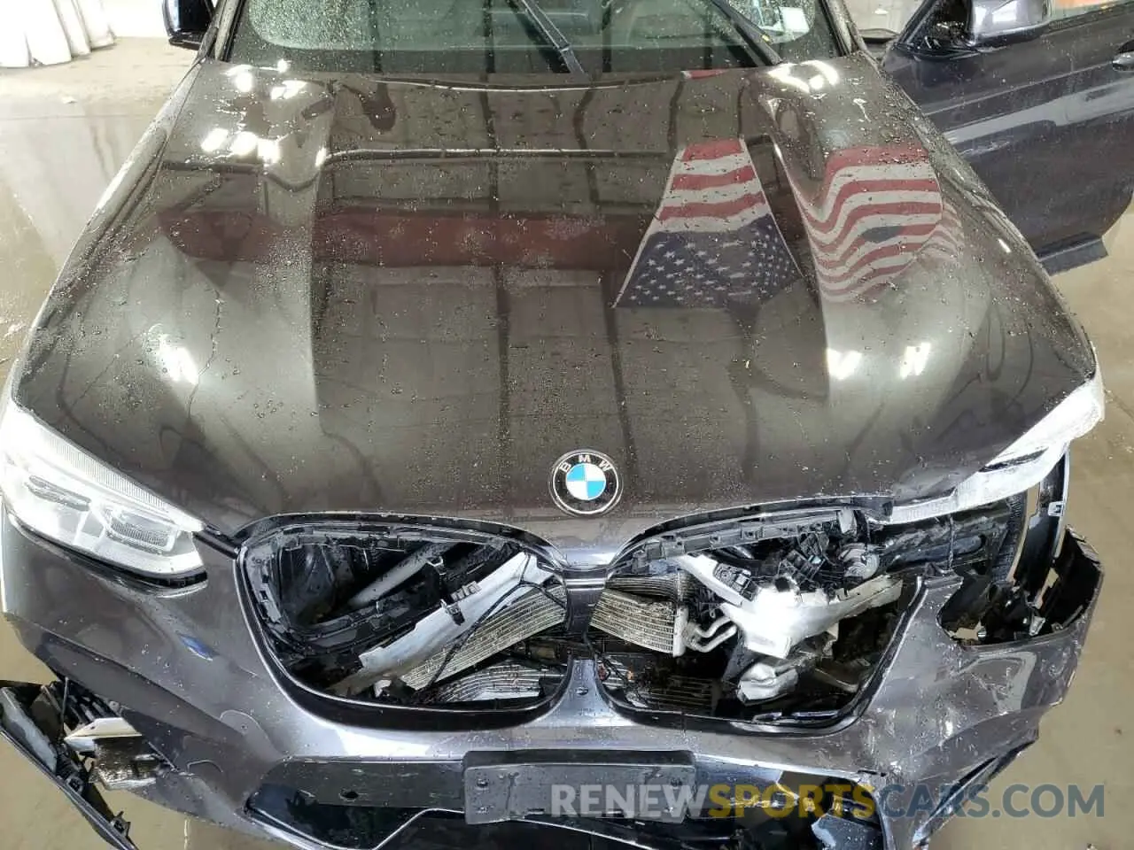 12 fotografías del automóvil dañado 5YMUJ0C05L9B44115 BMW X4 2020