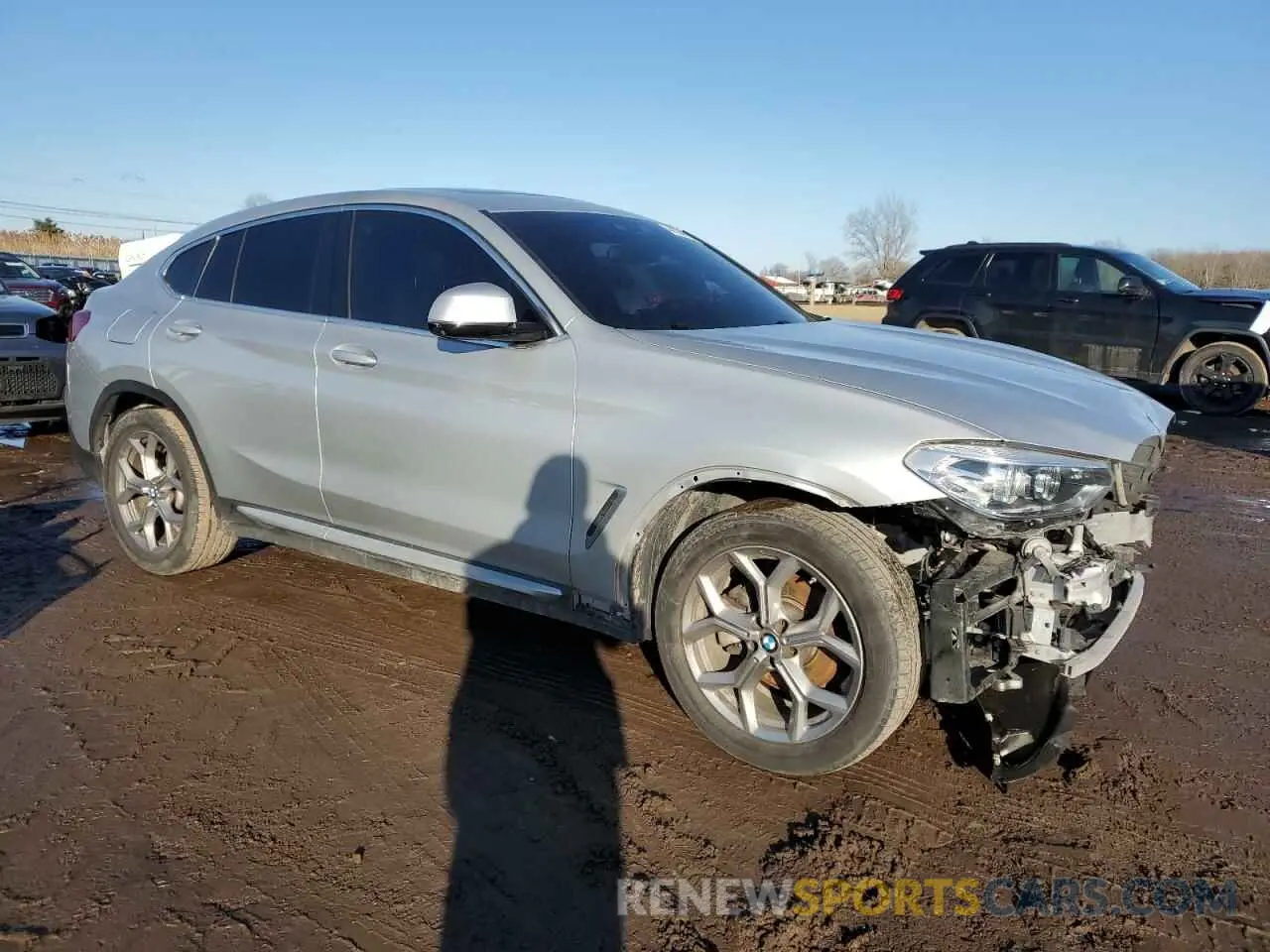 4 fotografías del automóvil dañado 5UX2V1C01M9G92011 BMW X4 2021