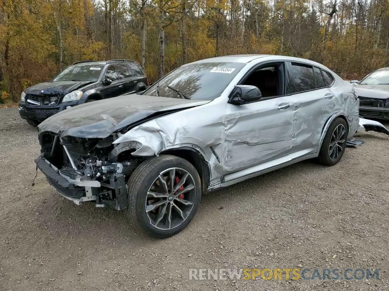 1 fotografías del automóvil dañado 5UX2V1C01M9H50957 BMW X4 2021
