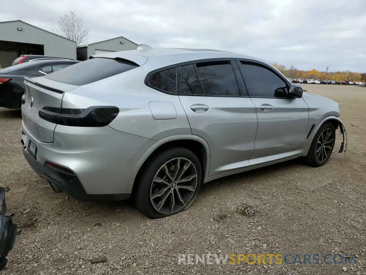3 fotografías del automóvil dañado 5UX2V1C01M9H50957 BMW X4 2021