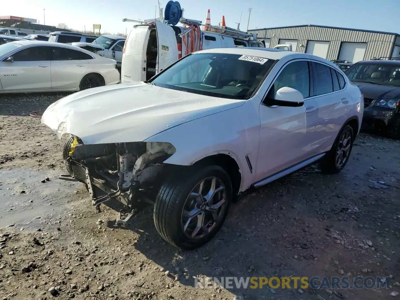 1 fotografías del automóvil dañado 5UX2V1C08M9F44695 BMW X4 2021