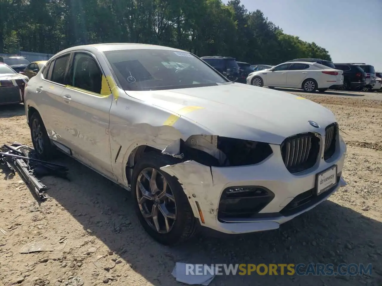 1 fotografías del automóvil dañado 5UX2V1C08M9G50063 BMW X4 2021