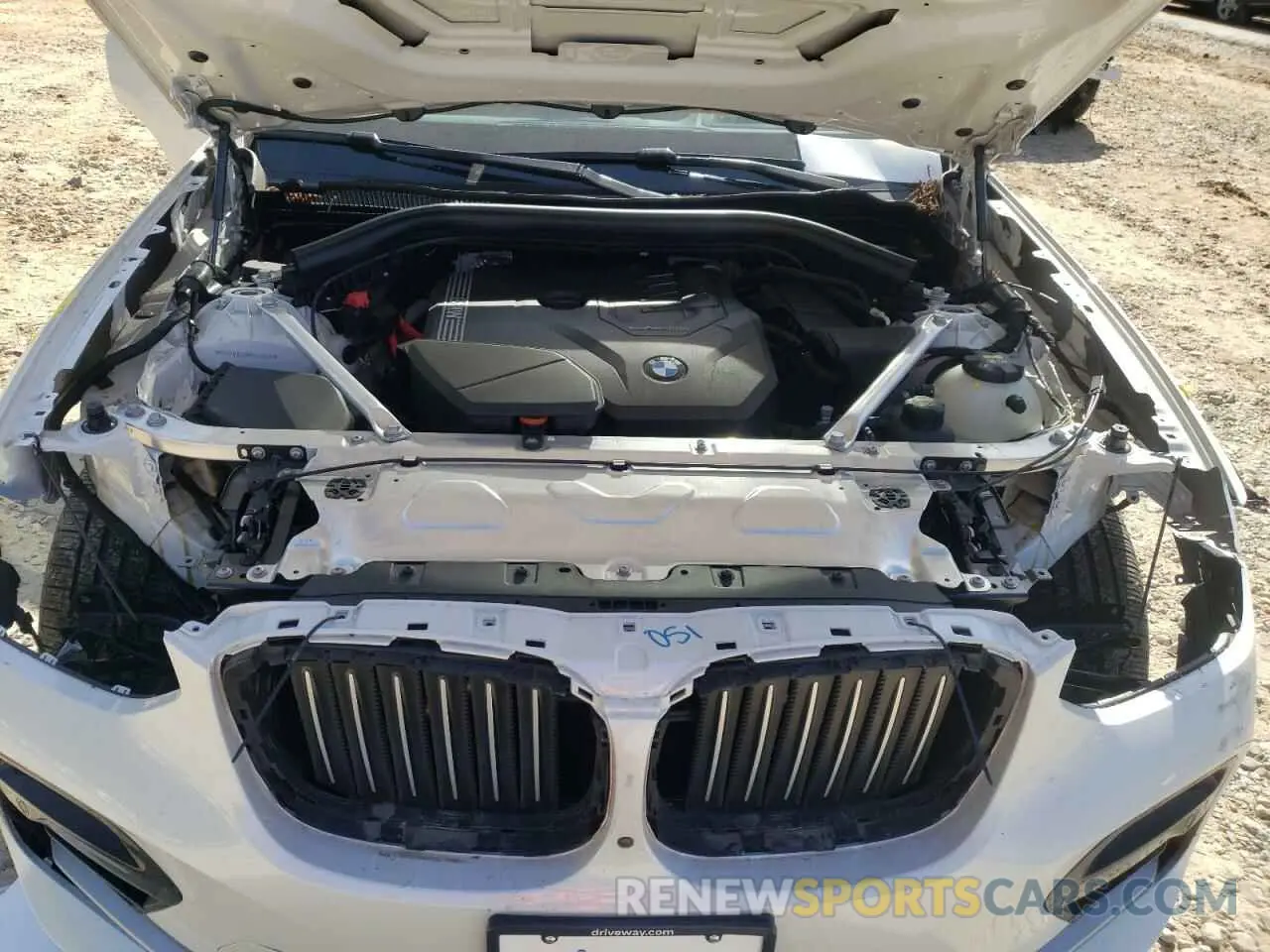 7 fotografías del automóvil dañado 5UX2V1C08M9G50063 BMW X4 2021