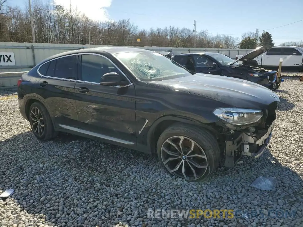 4 fotografías del automóvil dañado 5UX2V1C0XM9E74567 BMW X4 2021