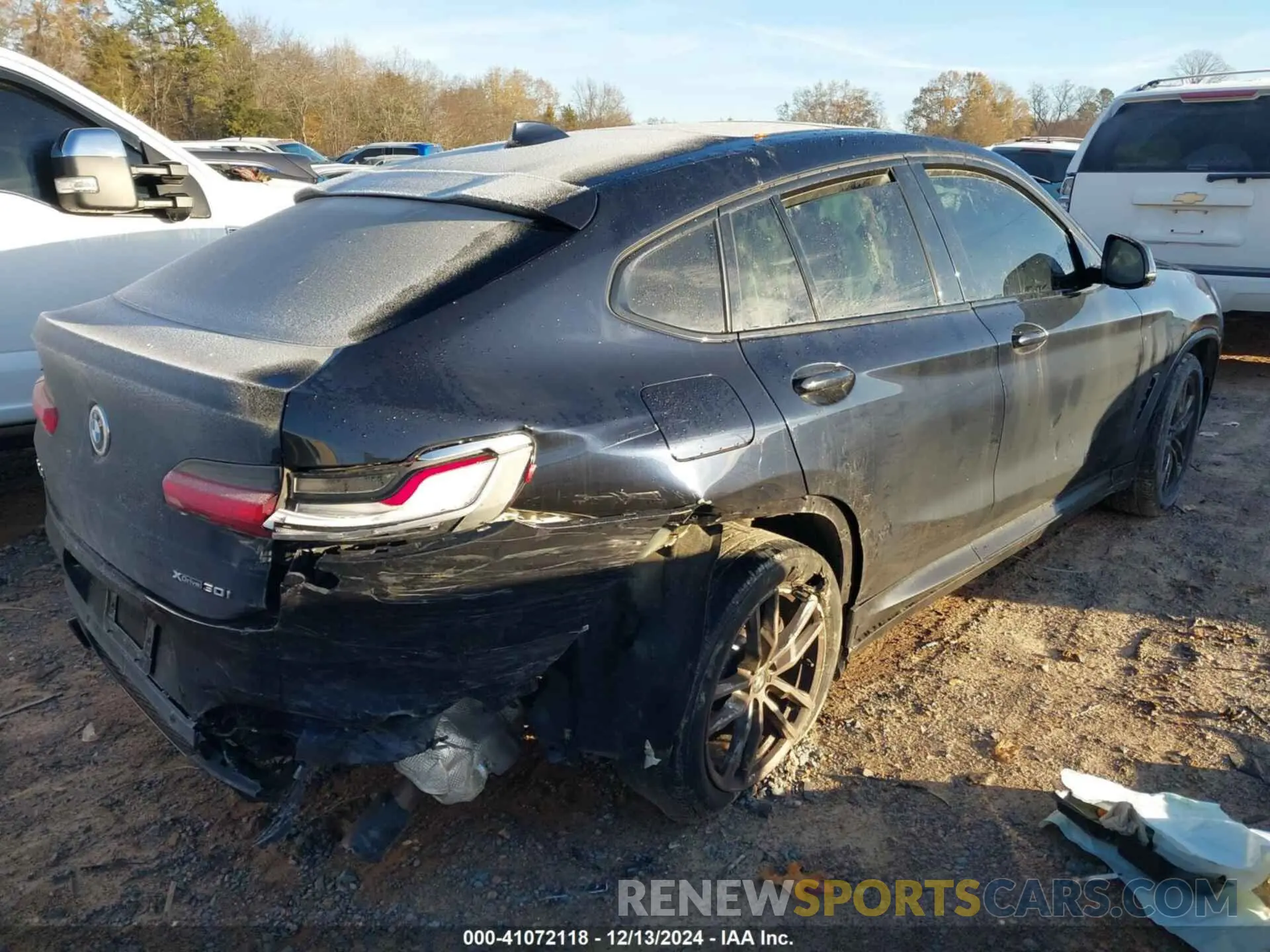 4 fotografías del automóvil dañado 5UX2V1C0XM9E92650 BMW X4 2021