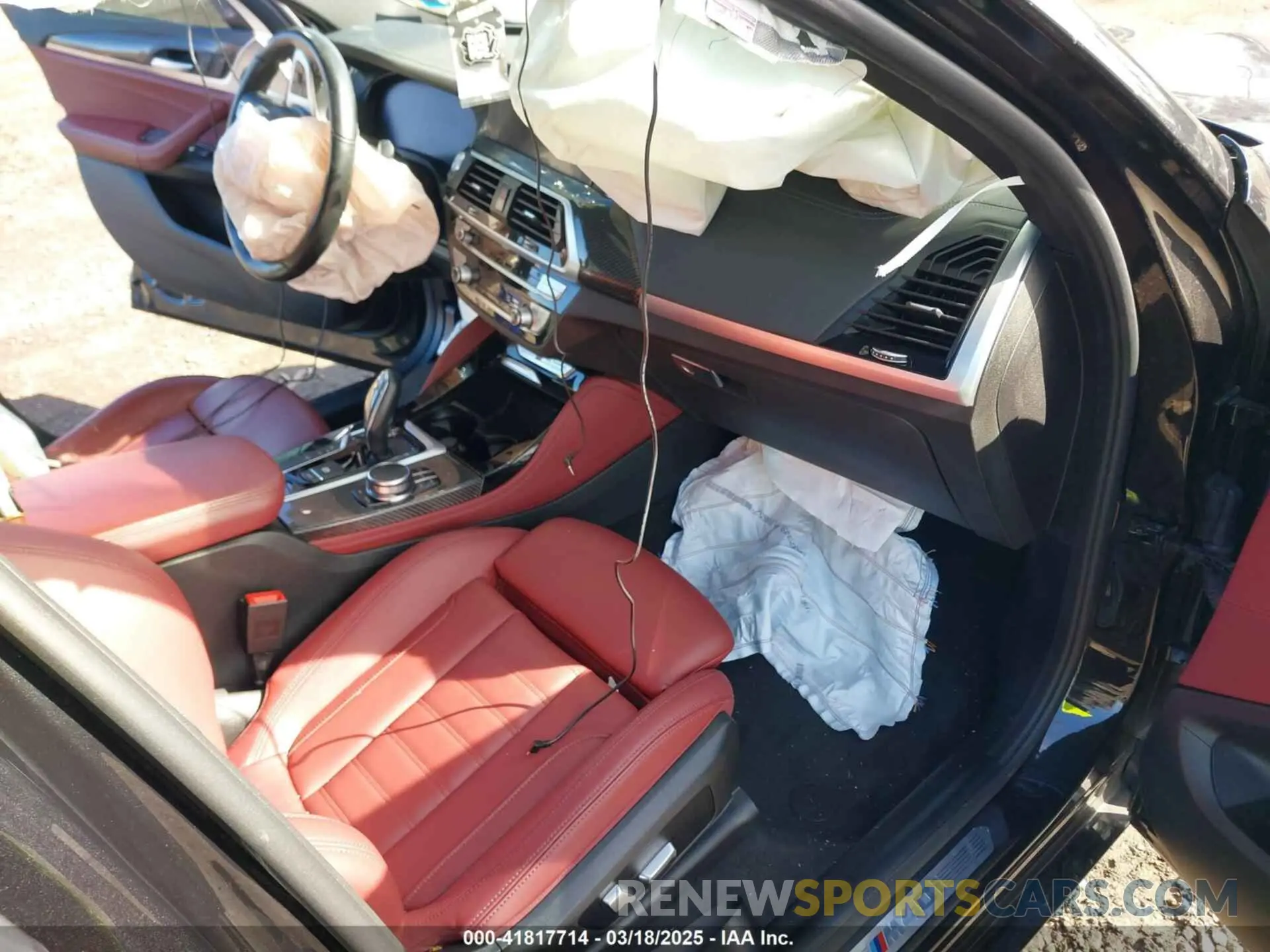 5 fotografías del automóvil dañado 5UX2V5C03M9H54824 BMW X4 2021