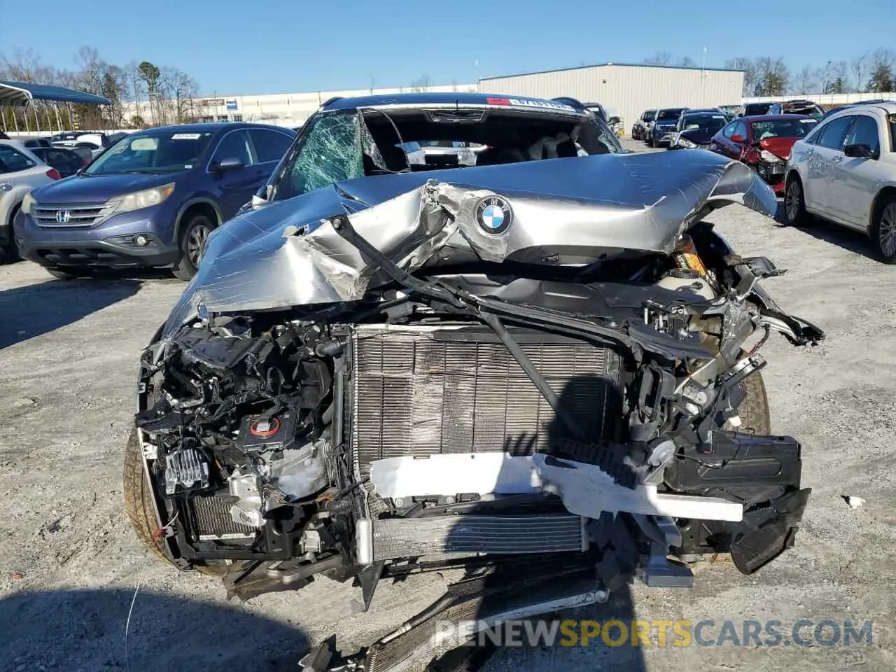 5 fotografías del automóvil dañado 5YMUJ0C03M9F33448 BMW X4 2021