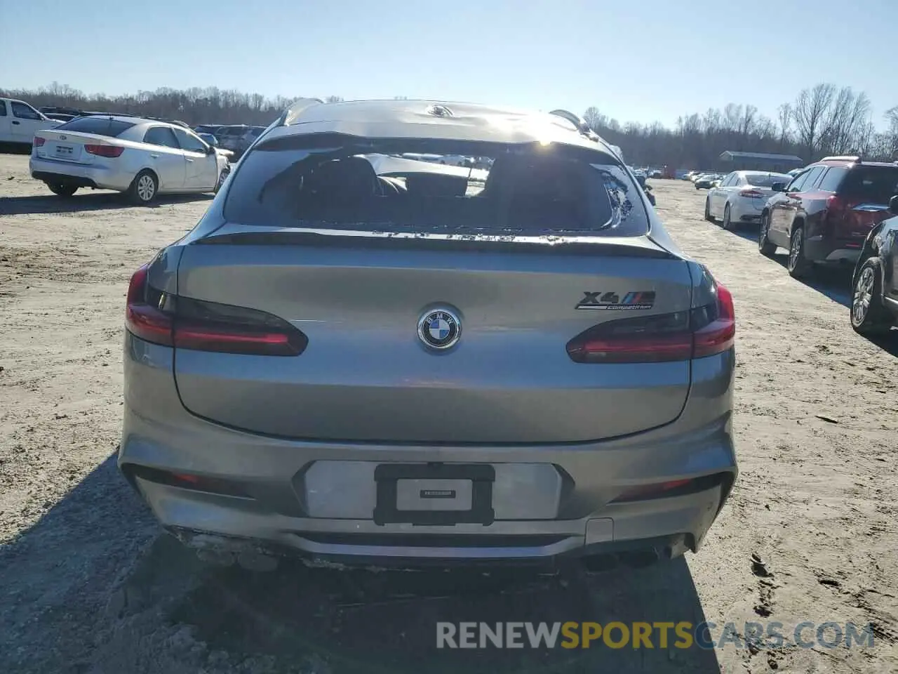 6 fotografías del automóvil dañado 5YMUJ0C03M9F33448 BMW X4 2021
