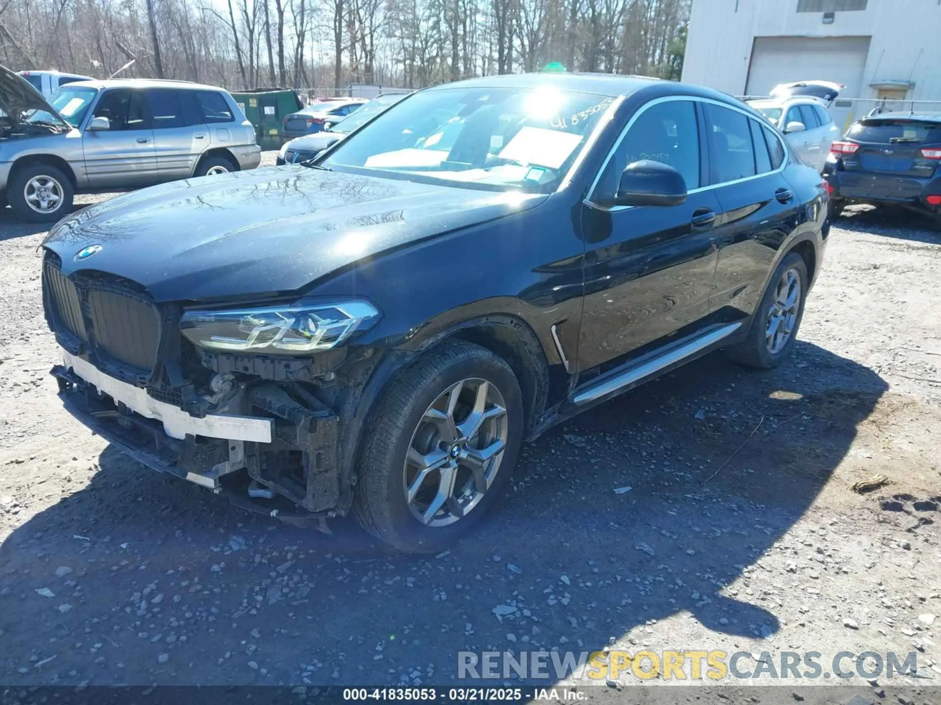 2 fotografías del automóvil dañado 5UX33DT01N9K26959 BMW X4 2022