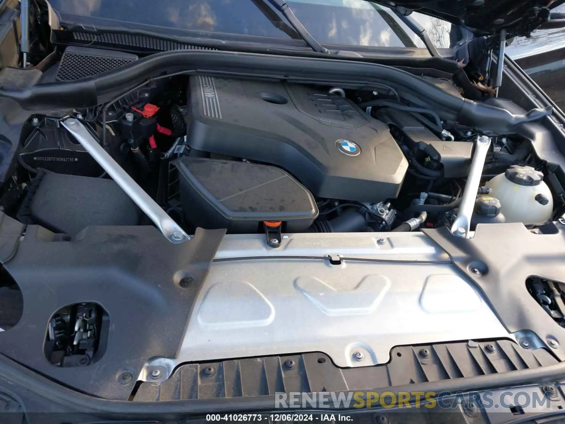 10 fotografías del automóvil dañado 5UX33DT01N9K62795 BMW X4 2022