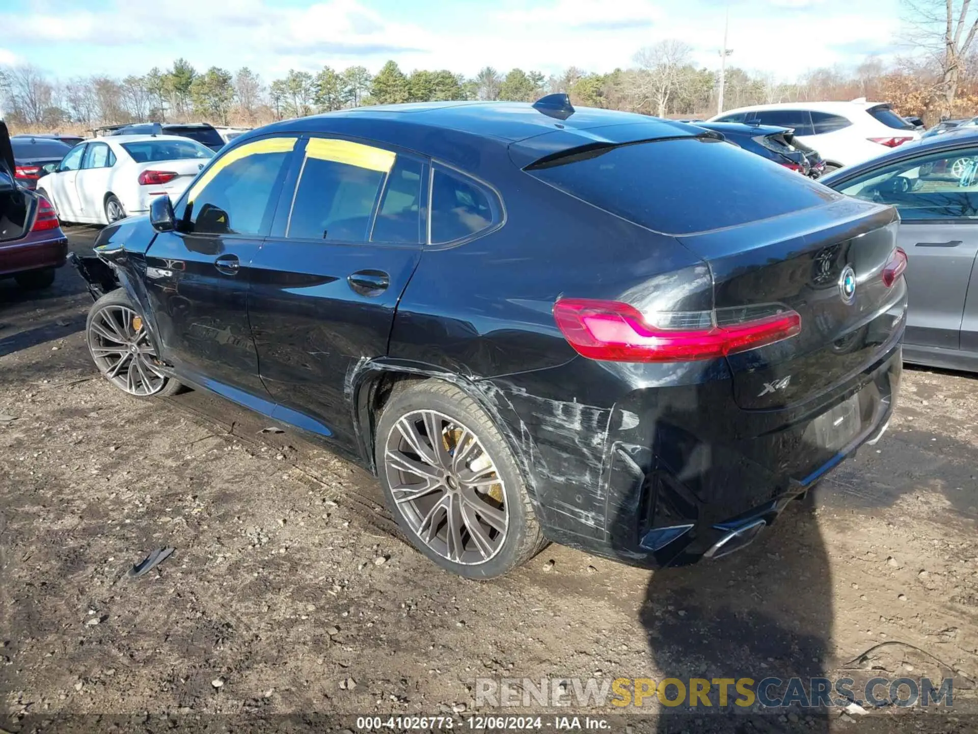 3 fotografías del automóvil dañado 5UX33DT01N9K62795 BMW X4 2022